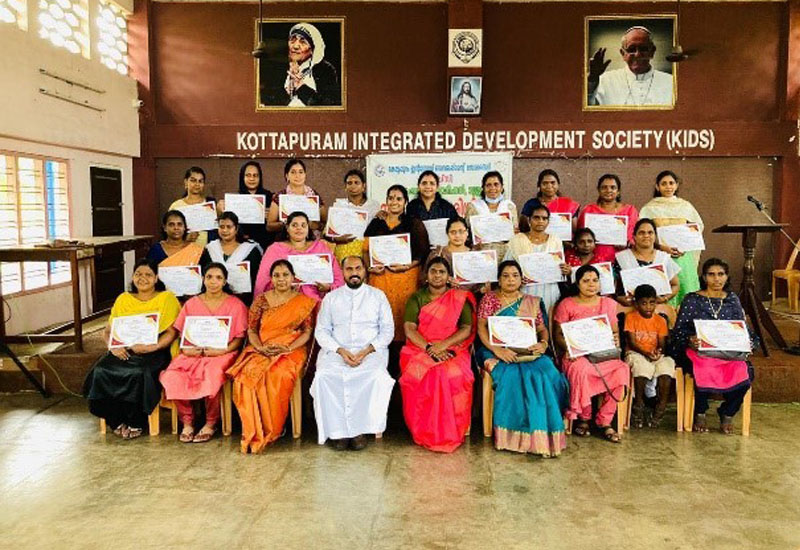 Issued Day Care Training certificates for Kudumbasree members